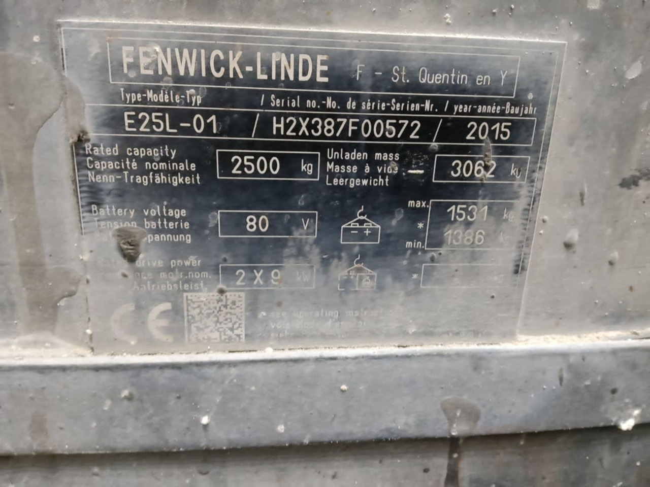 Linde E25L-01 - Empilhador elétrico: foto 2 Linde E25L-01 - Empilhador elétrico: foto 2