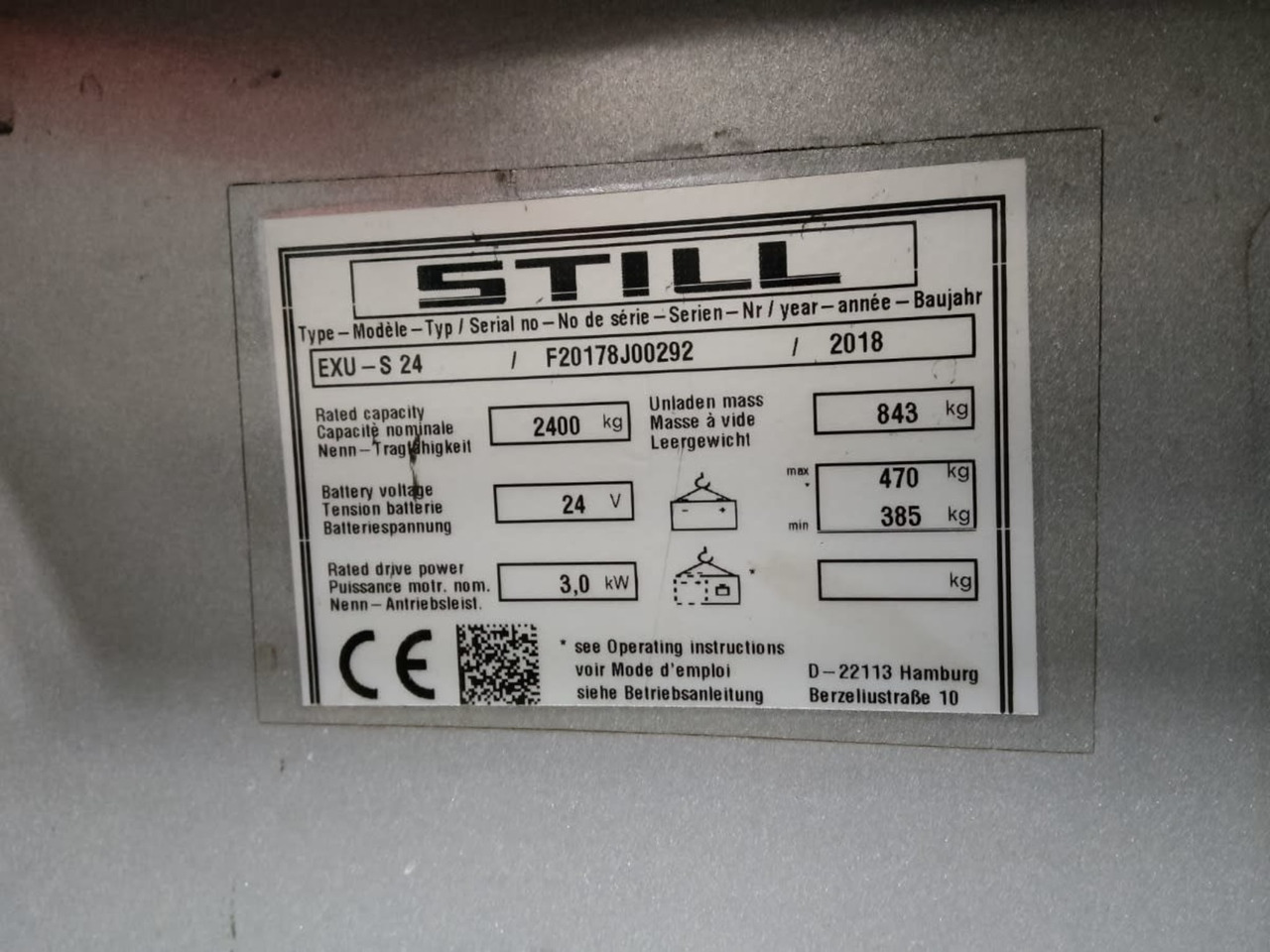 STILL EXU-S24/TK/2400mm - Porta-palete: foto 2 STILL EXU-S24/TK/2400mm - Porta-palete: foto 2