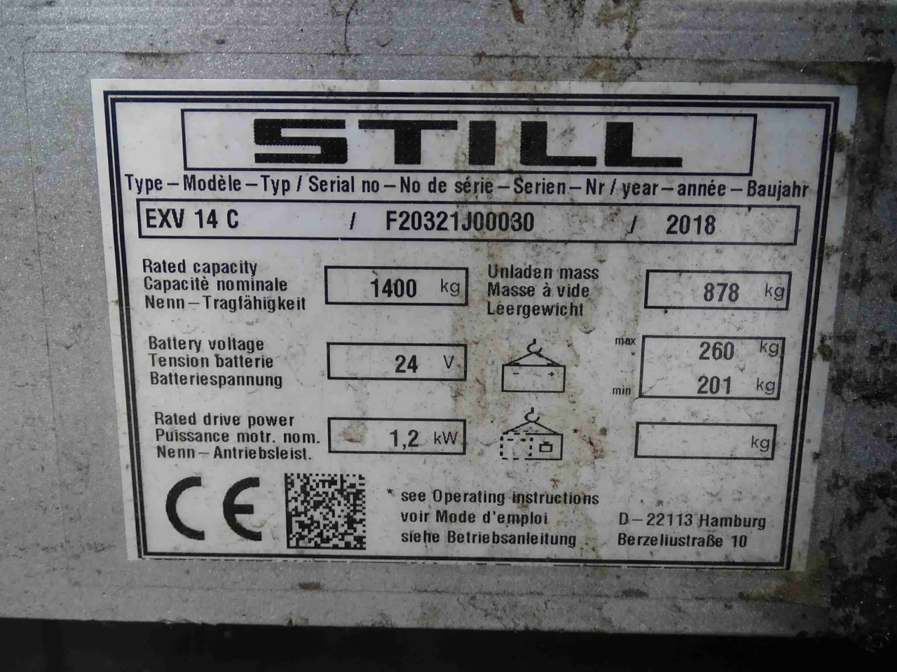 STILL EXV14C - Stacker: foto 2 STILL EXV14C - Stacker: foto 2
