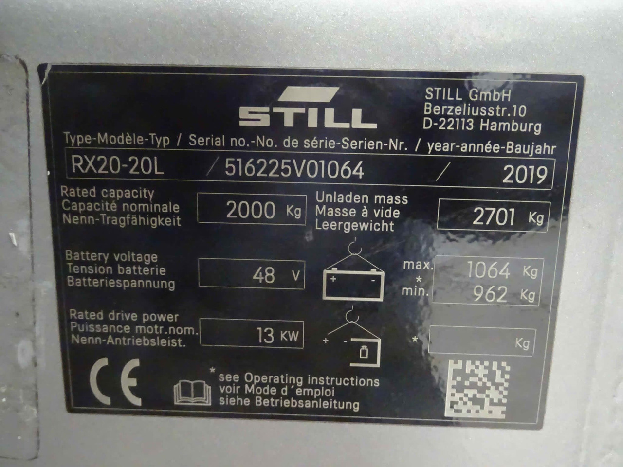STILL RX20-20L - Empilhador elétrico: foto 2 STILL RX20-20L - Empilhador elétrico: foto 2