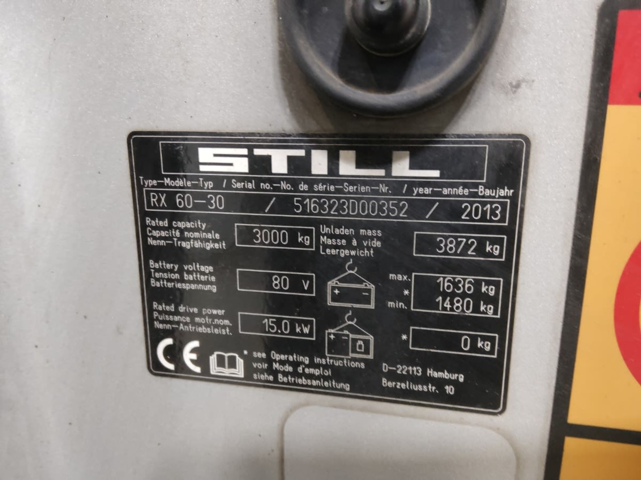 STILL RX60-30 - Empilhador elétrico: foto 5 STILL RX60-30 - Empilhador elétrico: foto 5