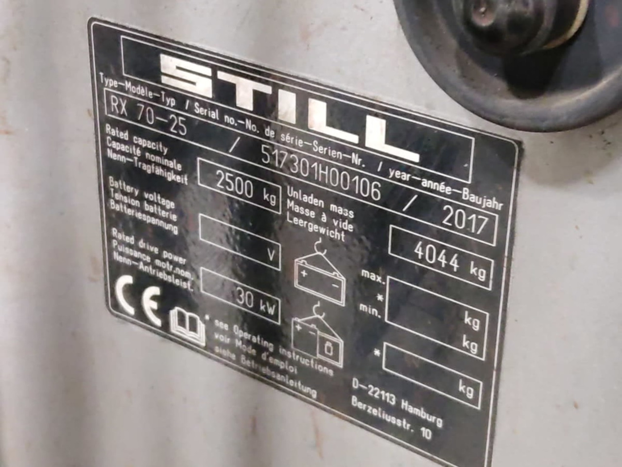 STILL RX70-25 - Empilhador a diesel: foto 5 STILL RX70-25 - Empilhador a diesel: foto 5