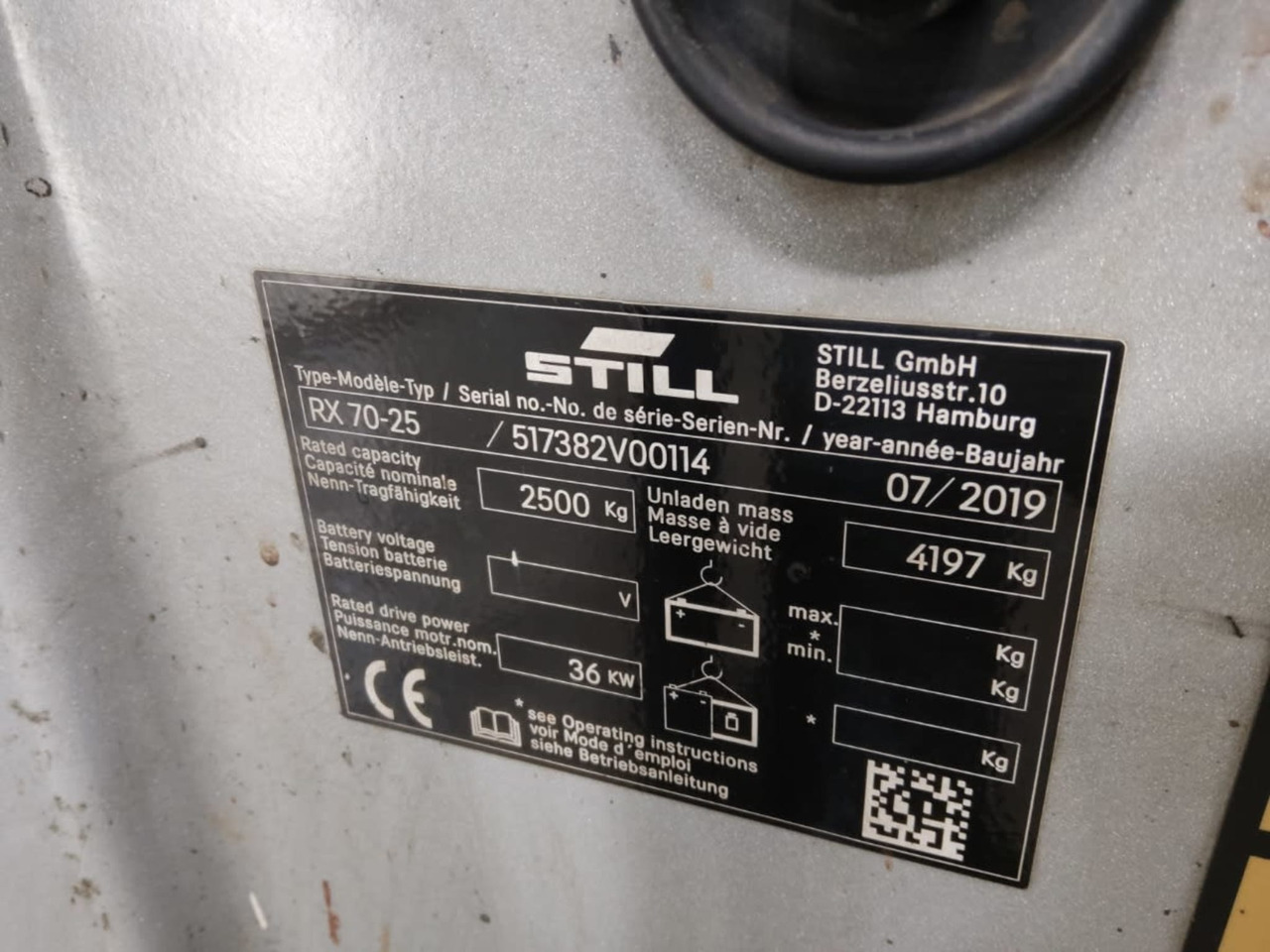 STILL RX70-25 - Empilhador a diesel: foto 2 STILL RX70-25 - Empilhador a diesel: foto 2