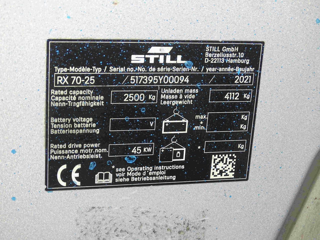 STILL RX70-25 - Empilhador a diesel: foto 5 STILL RX70-25 - Empilhador a diesel: foto 5