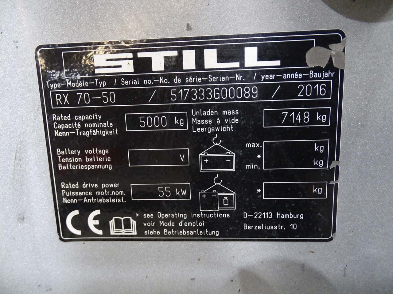 STILL RX70-50 - Empilhador a diesel: foto 5 STILL RX70-50 - Empilhador a diesel: foto 5