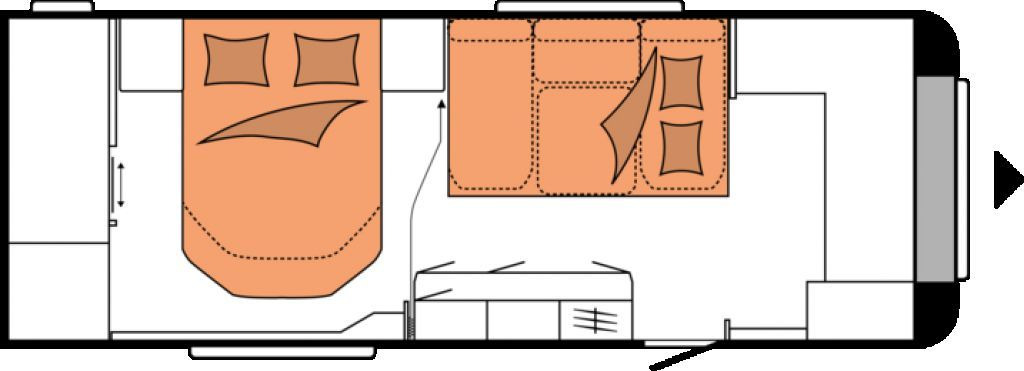 Hobby Maxia 660 WQM Klima Markise 2200kg - Caravana: foto 3 Hobby Maxia 660 WQM Klima Markise 2200kg - Caravana: foto 3