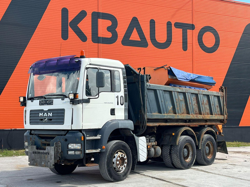 MAN TGA 26.430 6x4 BOX L=5014 mm / POSSIBLE TO BUY WITH SPREADER Schmidt stratos B60 - Camião basculante: foto 1 MAN TGA 26.430 6x4 BOX L=5014 mm / POSSIBLE TO BUY WITH SPREADER Schmidt stratos B60 - Camião basculante: foto 1