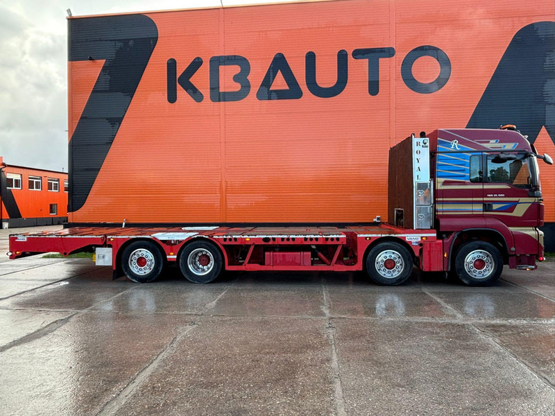 MAN TGS 35.480 8x4H-6 HYDRODRIVE / PLATFORM L=9160 mm / WINCH - Camião transporte de veículos: foto 5 MAN TGS 35.480 8x4H-6 HYDRODRIVE / PLATFORM L=9160 mm / WINCH - Camião transporte de veículos: foto 5