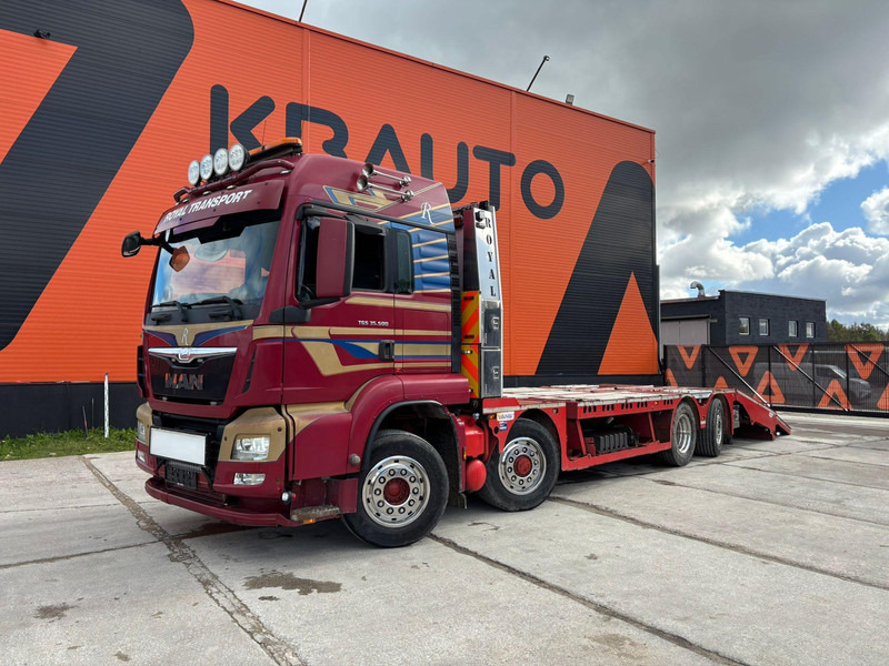 MAN TGS 35.480 8x4H-6 HYDRODRIVE / PLATFORM L=9160 mm / WINCH - Camião transporte de veículos: foto 2 MAN TGS 35.480 8x4H-6 HYDRODRIVE / PLATFORM L=9160 mm / WINCH - Camião transporte de veículos: foto 2