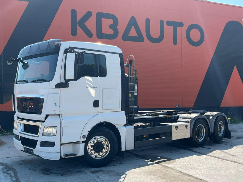 MAN TGX 26.480 6X2 / HIAB L20 TON / L= 5300mm - Camião polibenne: foto 1 MAN TGX 26.480 6X2 / HIAB L20 TON / L= 5300mm - Camião polibenne: foto 1