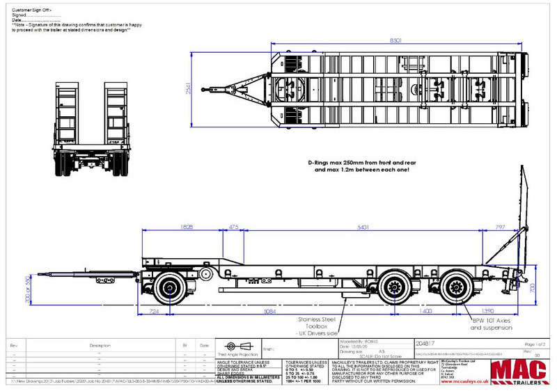 Reboque baixa MCCAULEY MAC-TLL3-33 Low Loader: foto 10