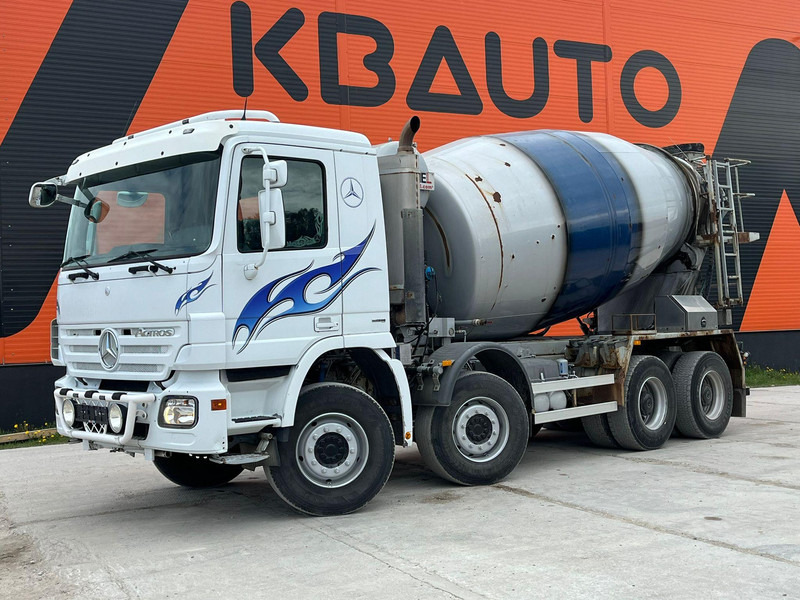 Mercedes-Benz Actros 3241 8x4 MSM 9M 10m3 / FULL STEEL / HUB REDUCTION / CHUTE - Camião betoneira: foto 1 Mercedes-Benz Actros 3241 8x4 MSM 9M 10m3 / FULL STEEL / HUB REDUCTION / CHUTE - Camião betoneira: foto 1