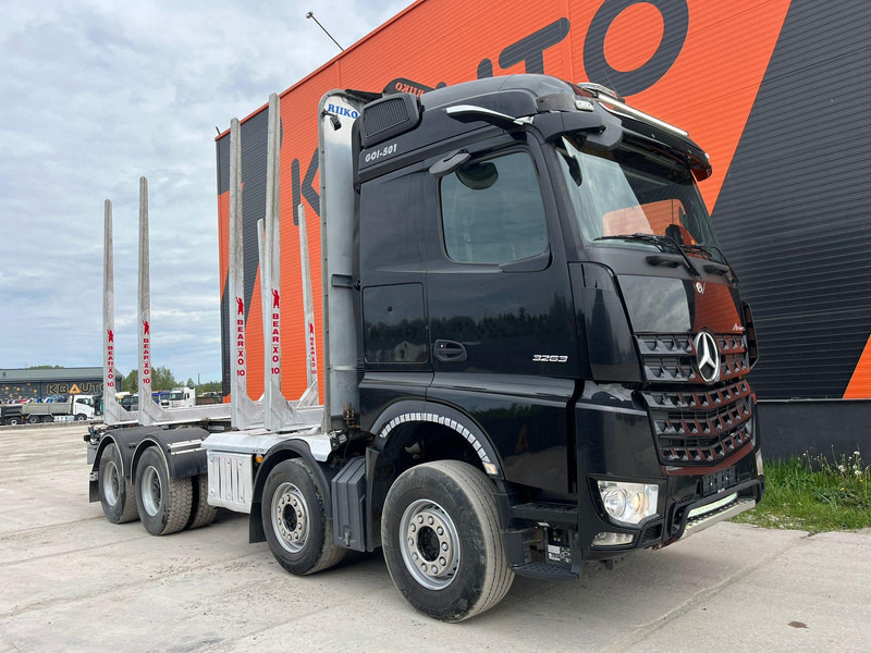 Mercedes-Benz Arocs 3263 8x4 FULL STEEL - Camião de transporte de madeira, Camião grua: foto 4 Mercedes-Benz Arocs 3263 8x4 FULL STEEL - Camião de transporte de madeira, Camião grua: foto 4