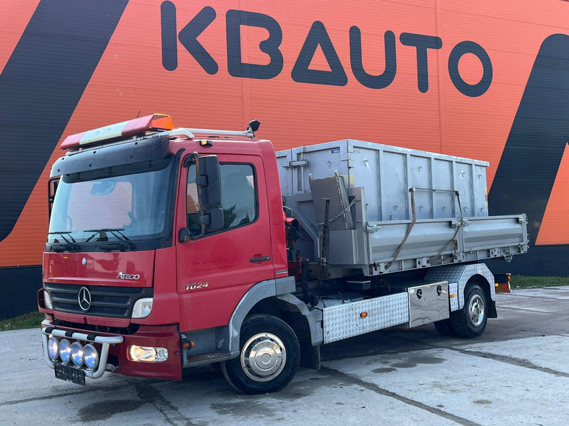 Mercedes-Benz Atego 1024 4x2 PK4100 + WINCH / HOOK LIFT L=3900 mm - Camião polibenne, Camião grua: foto 2 Mercedes-Benz Atego 1024 4x2 PK4100 + WINCH / HOOK LIFT L=3900 mm - Camião polibenne, Camião grua: foto 2