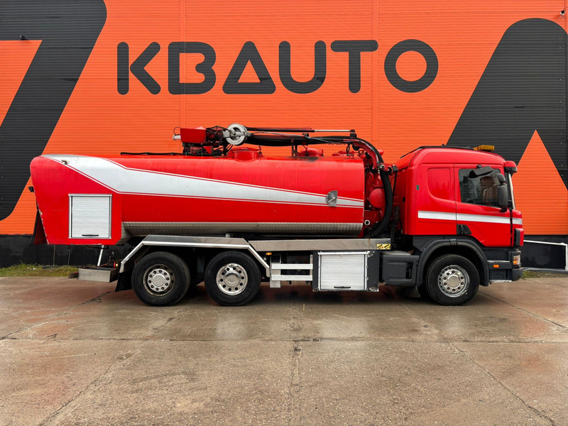 Scania P 124 6x2*4 KORP&SON / TANK 8000 l / VACUUM Wittig RFW260 / PRESSURE Uraca DK716 140 bar / 400 l/min - Caminhão limpa fossa: foto 4 Scania P 124 6x2*4 KORP&SON / TANK 8000 l / VACUUM Wittig RFW260 / PRESSURE Uraca DK716 140 bar / 400 l/min - Caminhão limpa fossa: foto 4