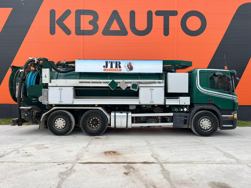 Scania P 360 6x2*4 Larsen A/S TANK 10000 l / VACUUM Vacustar W1300R / PRESSURE Uraca F716 - Caminhão limpa fossa: foto 4 Scania P 360 6x2*4 Larsen A/S TANK 10000 l / VACUUM Vacustar W1300R / PRESSURE Uraca F716 - Caminhão limpa fossa: foto 4