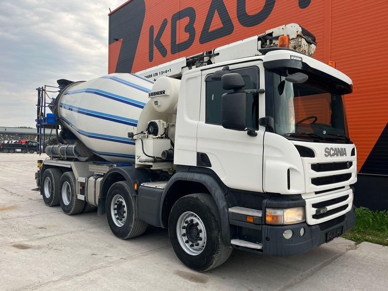 Scania P 410 8x4 LIEBHERR 9 m3 + CONVEYOR / FULL STEEL - Camião betoneira: foto 3 Scania P 410 8x4 LIEBHERR 9 m3 + CONVEYOR / FULL STEEL - Camião betoneira: foto 3