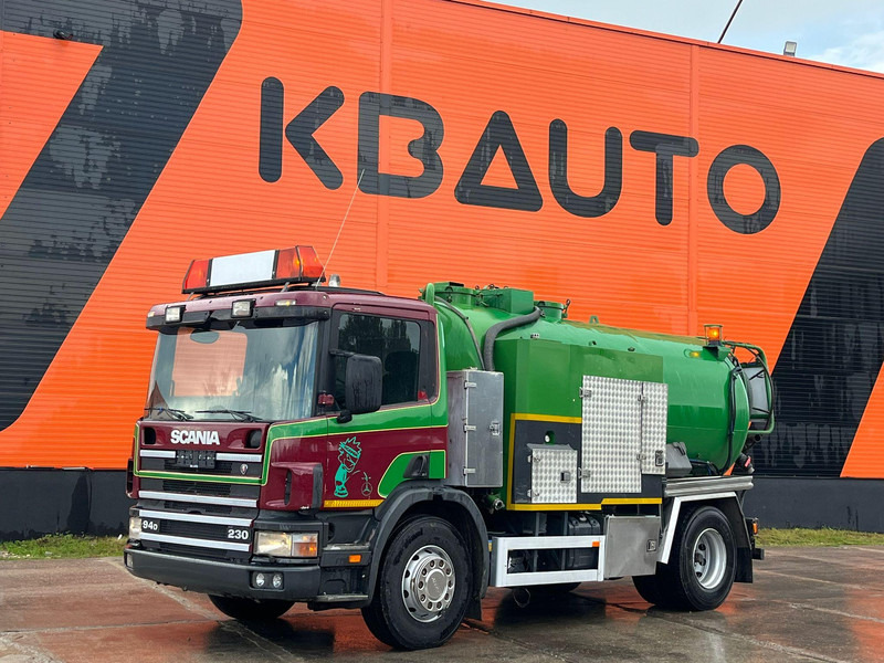 Scania P 94 4x2 TANK 9000 I + 1200 l / VACUUM Jurop PR150 / PRESSURE Pratissoli 150 bar / 102 l/min - Caminhão limpa fossa: foto 1 Scania P 94 4x2 TANK 9000 I + 1200 l / VACUUM Jurop PR150 / PRESSURE Pratissoli 150 bar / 102 l/min - Caminhão limpa fossa: foto 1