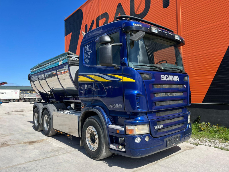 Scania R 480 6x4 RETARDER / FULL STEEL / BIG AXLES / BOX L=4635 mm - Camião basculante: foto 4 Scania R 480 6x4 RETARDER / FULL STEEL / BIG AXLES / BOX L=4635 mm - Camião basculante: foto 4