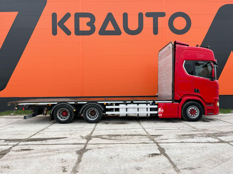 Scania R 580 6x2 RETARDER / 9 TON FRONT AXLE / PLATFORM L=7402 mm - Camião de caixa aberta/ Plataforma: foto 5 Scania R 580 6x2 RETARDER / 9 TON FRONT AXLE / PLATFORM L=7402 mm - Camião de caixa aberta/ Plataforma: foto 5