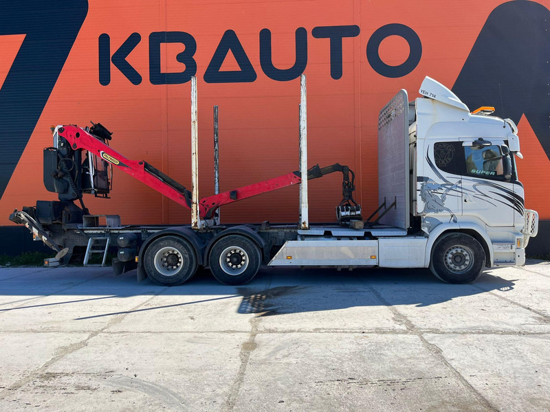 Scania R 580 6x4 EPSILON M12L97 / RETARDER - Camião de transporte de madeira, Camião grua: foto 5 Scania R 580 6x4 EPSILON M12L97 / RETARDER - Camião de transporte de madeira, Camião grua: foto 5