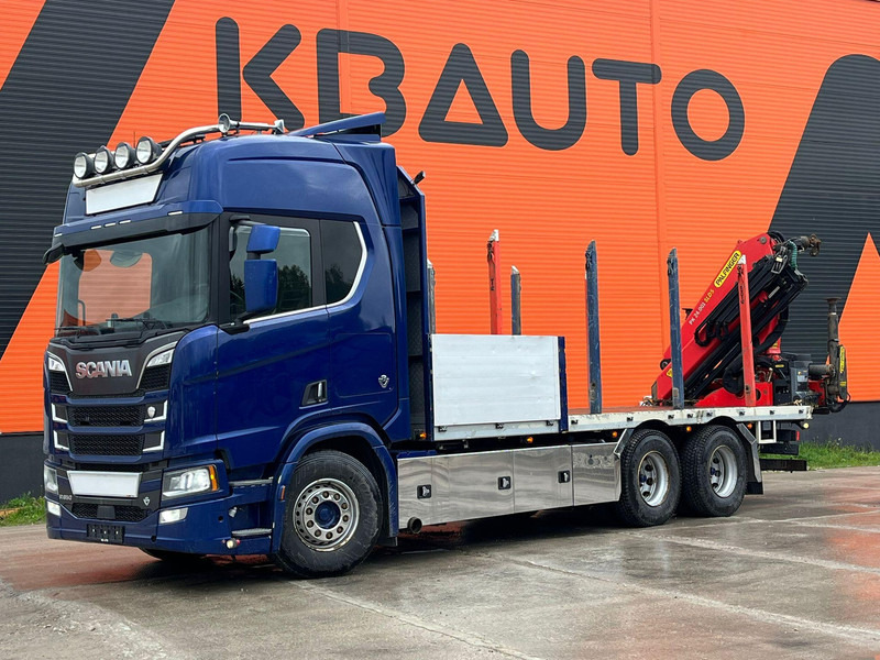 Scania R 650 6x4 PK24001 / PLATFORM L=6800 mm - Camião de caixa aberta/ Plataforma, Camião grua: foto 2 Scania R 650 6x4 PK24001 / PLATFORM L=6800 mm - Camião de caixa aberta/ Plataforma, Camião grua: foto 2