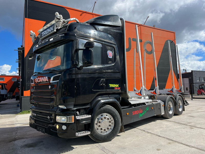Scania R 730 6x4 RETARDER - Camião de transporte de madeira, Camião grua: foto 2 Scania R 730 6x4 RETARDER - Camião de transporte de madeira, Camião grua: foto 2