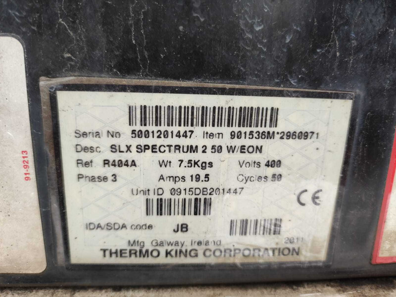 THERMO KING SLX SPECTRUM REFRIGERATION UNIT / KÜLMASEADE - Carroçaria - frigorífico: foto 3 THERMO KING SLX SPECTRUM REFRIGERATION UNIT / KÜLMASEADE - Carroçaria - frigorífico: foto 3