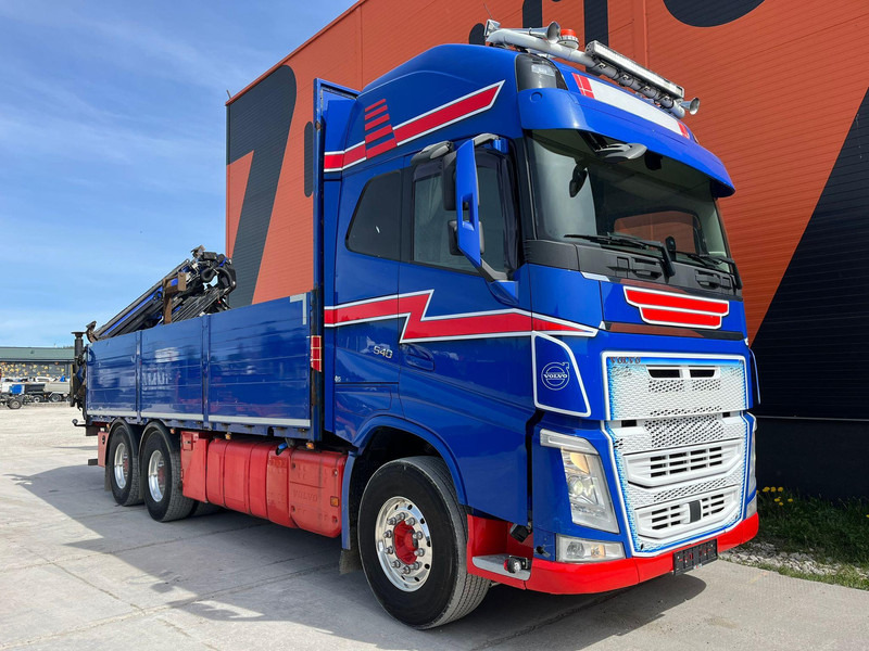 Volvo FH 540 6x4 PK26002 + JIB / PLATFORM L=6424 mm - Camião de caixa aberta/ Plataforma, Camião grua: foto 4 Volvo FH 540 6x4 PK26002 + JIB / PLATFORM L=6424 mm - Camião de caixa aberta/ Plataforma, Camião grua: foto 4