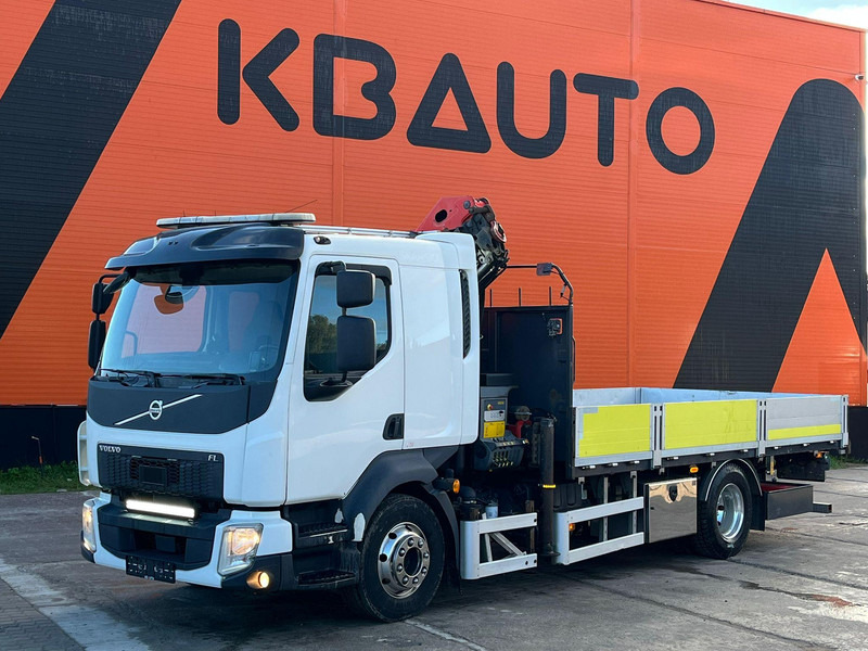 Volvo FL 250 4x2 PALFINGER PK 12.501 / PLATFORM L=5019 mm - Camião de caixa aberta/ Plataforma, Camião grua: foto 2 Volvo FL 250 4x2 PALFINGER PK 12.501 / PLATFORM L=5019 mm - Camião de caixa aberta/ Plataforma, Camião grua: foto 2