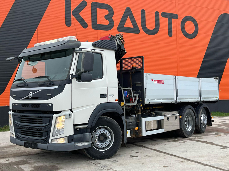 Volvo FM 410 6x2*4 HMF 1120-K4 / TIPPER BOX L=5573 mm - Camião basculante, Camião grua: foto 2 Volvo FM 410 6x2*4 HMF 1120-K4 / TIPPER BOX L=5573 mm - Camião basculante, Camião grua: foto 2