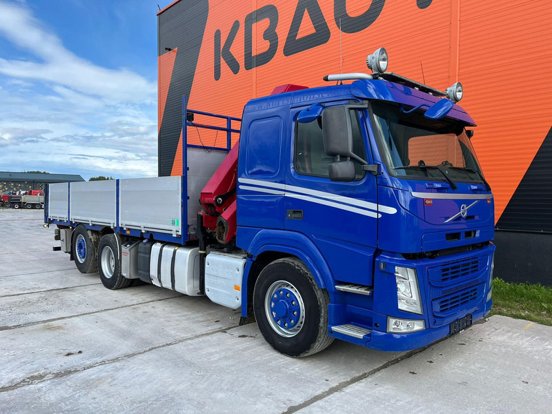 Volvo FM 450 6x4*4 HYDRODRIVE HMF 1820-K5 / 1267 PTO HOURS / PLATFORM L=6240-7240 mm EXTENDABLE - Camião de caixa aberta/ Plataforma, Camião grua: foto 4 Volvo FM 450 6x4*4 HYDRODRIVE HMF 1820-K5 / 1267 PTO HOURS / PLATFORM L=6240-7240 mm EXTENDABLE - Camião de caixa aberta/ Plataforma, Camião grua: foto 4