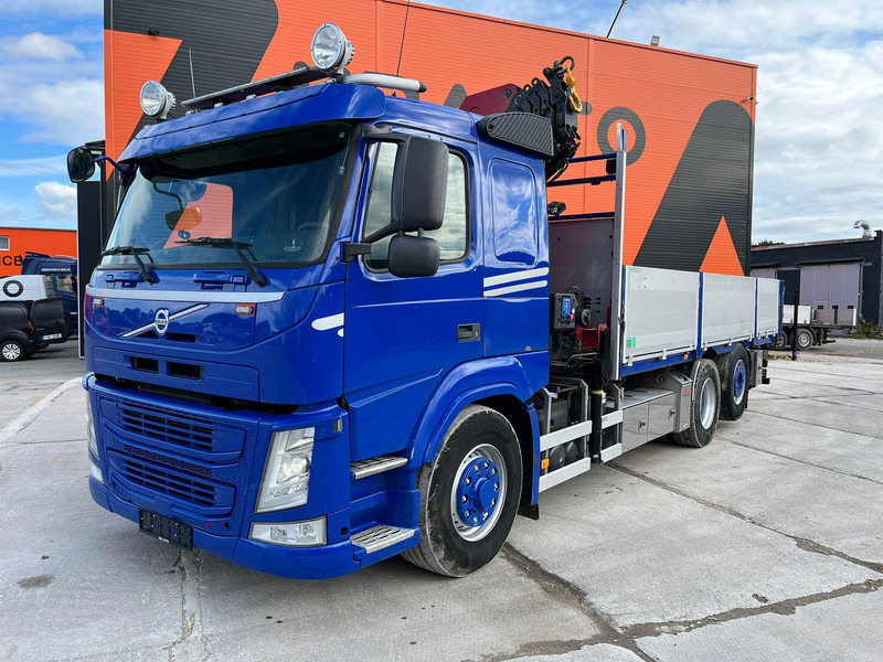 Volvo FM 450 6x4*4 HYDRODRIVE HMF 1820-K5 / 1267 PTO HOURS / PLATFORM L=6240-7240 mm EXTENDABLE - Camião de caixa aberta/ Plataforma, Camião grua: foto 2 Volvo FM 450 6x4*4 HYDRODRIVE HMF 1820-K5 / 1267 PTO HOURS / PLATFORM L=6240-7240 mm EXTENDABLE - Camião de caixa aberta/ Plataforma, Camião grua: foto 2