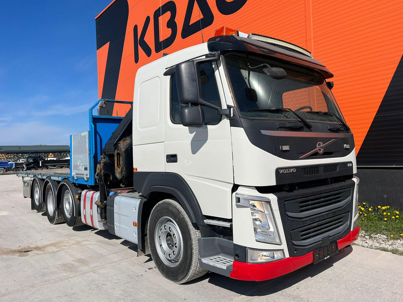 Volvo FM 460 8x2*6 HIAB 302E-6 / PLATFORM L=6721 mm - Camião de caixa aberta/ Plataforma, Camião grua: foto 4 Volvo FM 460 8x2*6 HIAB 302E-6 / PLATFORM L=6721 mm - Camião de caixa aberta/ Plataforma, Camião grua: foto 4