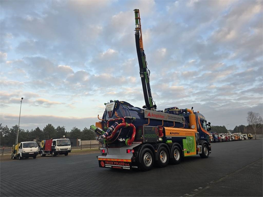 Caminhão limpa fossa Scania Amphitec VORTEX G2 ATEX suction and blowing vacuum: foto 29