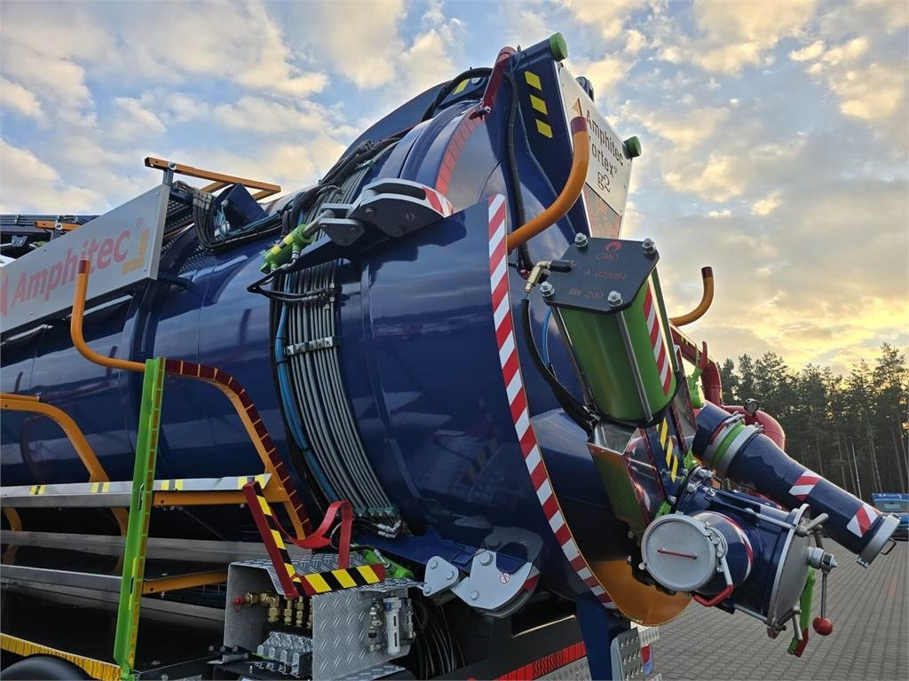 Caminhão limpa fossa Scania Amphitec VORTEX G2 ATEX suction and blowing vacuum: foto 17