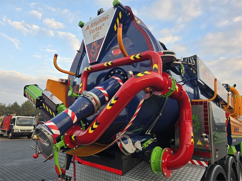 Caminhão limpa fossa Scania Amphitec VORTEX G2 ATEX suction and blowing vacuum: foto 18