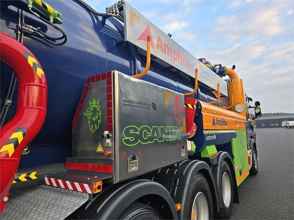 Caminhão limpa fossa Scania Amphitec VORTEX G2 ATEX suction and blowing vacuum: foto 21