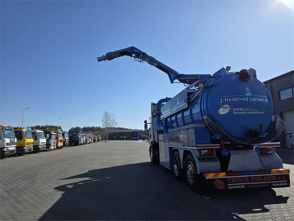 Caminhão limpa fossa Scania Larsen FlexVac 311 Vacuum suction loader: foto 27