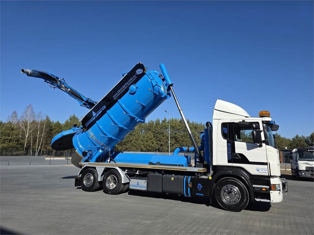 Caminhão limpa fossa Scania Larsen FlexVac 311 Vacuum suction loader: foto 30