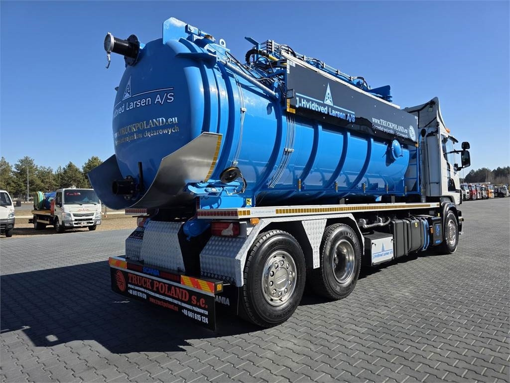 Caminhão limpa fossa Scania Larsen FlexVac 311 Vacuum suction loader: foto 6