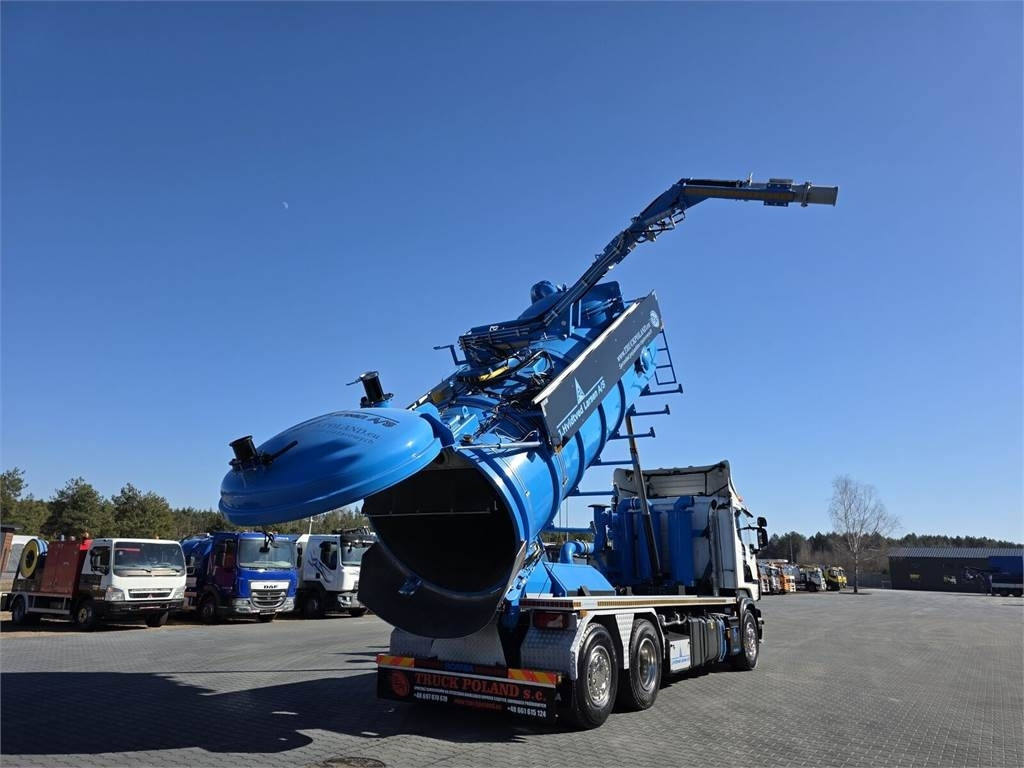 Caminhão limpa fossa Scania Larsen FlexVac 311 Vacuum suction loader: foto 29