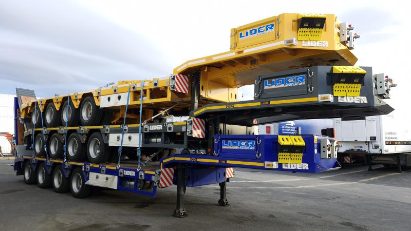 Lider trailer (Export Afrique) Porte-Char lames 4 essieux - Semi-reboque baixa: foto 1 Lider trailer (Export Afrique) Porte-Char lames 4 essieux - Semi-reboque baixa: foto 1