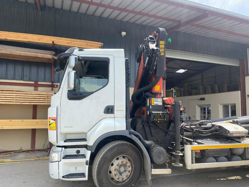 Renault Premium avec grue PALFINGER PK 18000 - Camião polibenne, Camião grua: foto 3 Renault Premium avec grue PALFINGER PK 18000 - Camião polibenne, Camião grua: foto 3