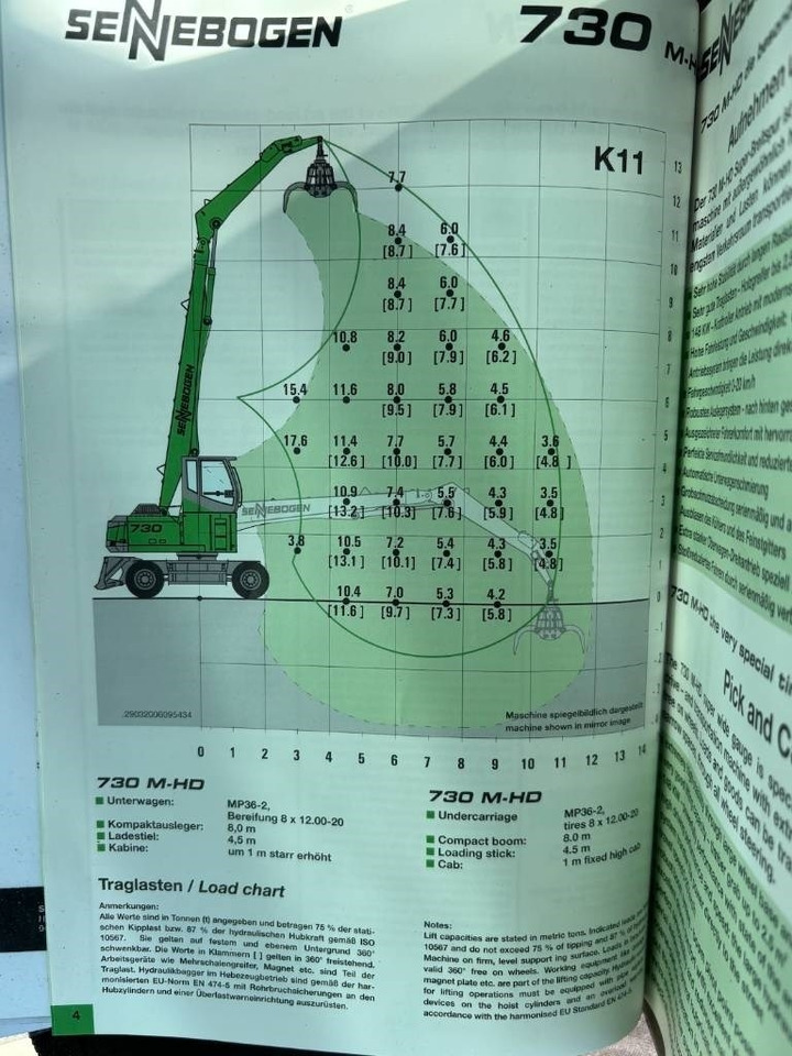 Manipulador de material Sennebogen 730 -- Wood application -- incl grapple: foto 17