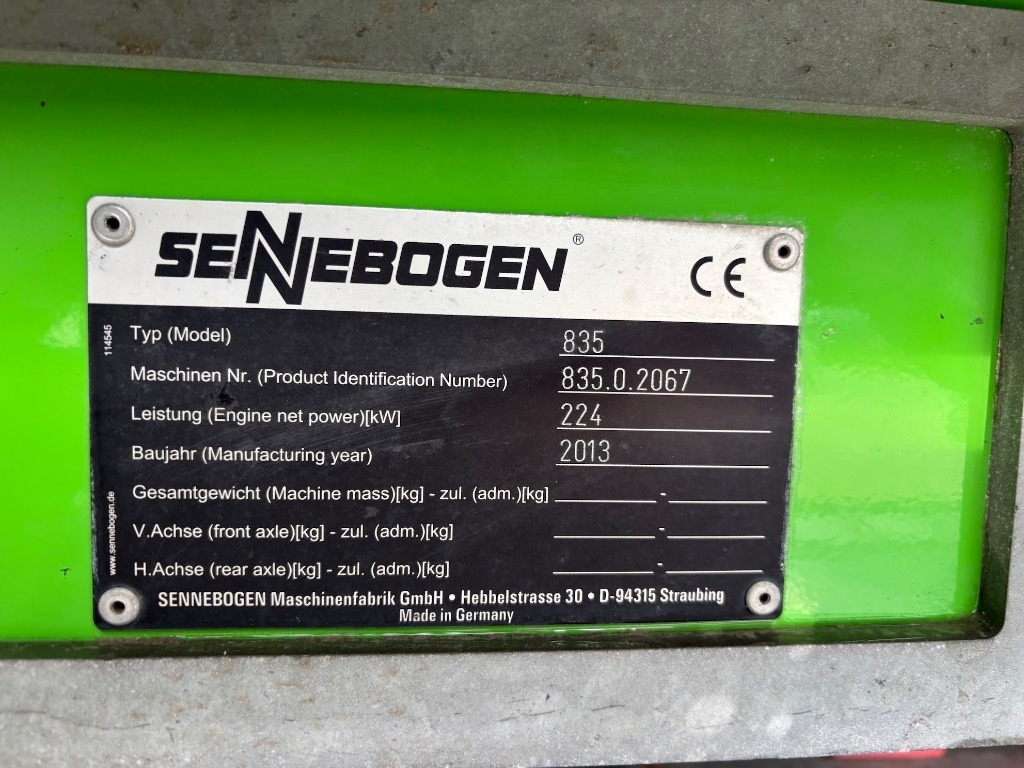 Manipulador de material Sennebogen 835 M E -- 835E - 835M: foto 32