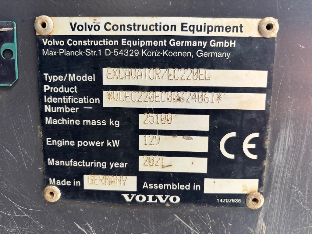 Escavadora de rastos Volvo EC 220 E L - EC220: foto 24 Escavadora de rastos Volvo EC 220 E L - EC220: foto 24