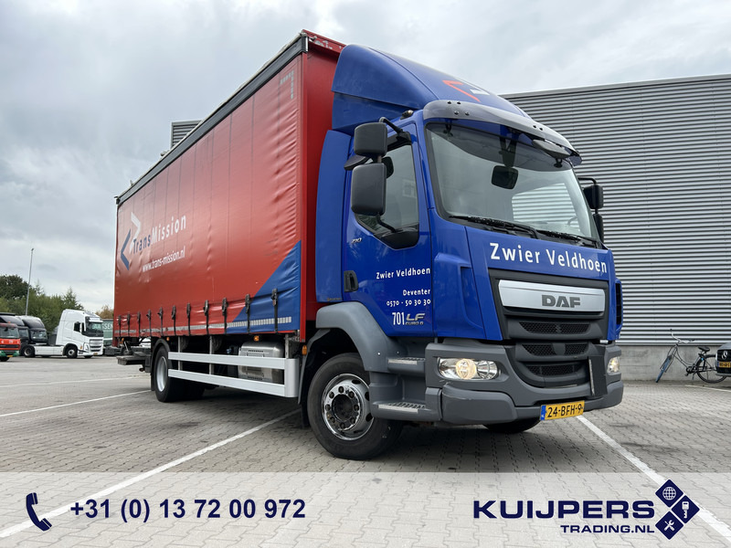 DAF LF 210 FA / 12 Ton / 454 dkm / Pritsch-Plane / LBW / APK TUV 11-25 - Camião de lona: foto 1 DAF LF 210 FA / 12 Ton / 454 dkm / Pritsch-Plane / LBW / APK TUV 11-25 - Camião de lona: foto 1