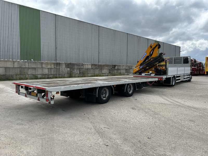 DAF LF 320 FA 19T + Burg BPM 0018 Trailer / Effer 175.2/c3s Crane / NL Combi - Camião de caixa aberta/ Plataforma, Camião grua: foto 3 DAF LF 320 FA 19T + Burg BPM 0018 Trailer / Effer 175.2/c3s Crane / NL Combi - Camião de caixa aberta/ Plataforma, Camião grua: foto 3