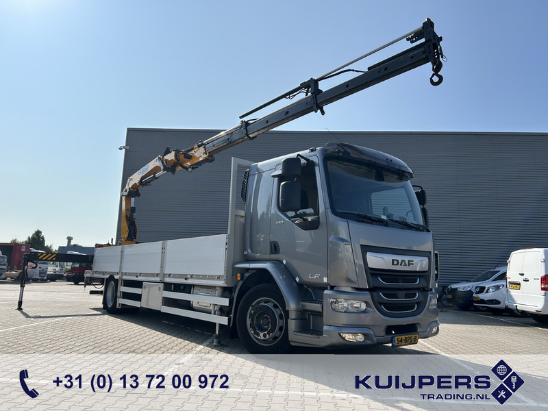DAF LF 320 FA / Effer 175.2/c3s Crane / 363 dkm / Plateau - Camião grua: foto 1 DAF LF 320 FA / Effer 175.2/c3s Crane / 363 dkm / Plateau - Camião grua: foto 1
